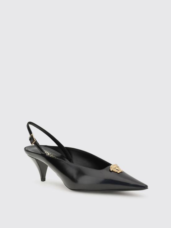 25FW 베르사체 뮬/슬리퍼 10219051A14835 1B00V Black - VERSACE