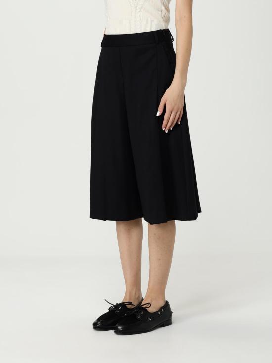 25FW 에르마노 설비노 숏팬츠 D474P304JWR 95708 Black - ERMANNO SCERVINO