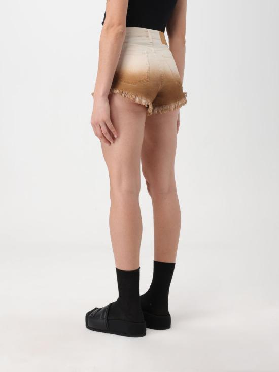 25FW 알라누이 숏팬츠 LWYC009R24DEN001 0360 White - ALANUI