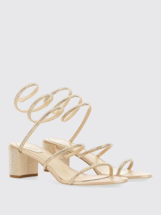 25SS 르네 카오빌라 뮬/슬리퍼 C12037060R001V104 Gold - RENE CAOVILLA