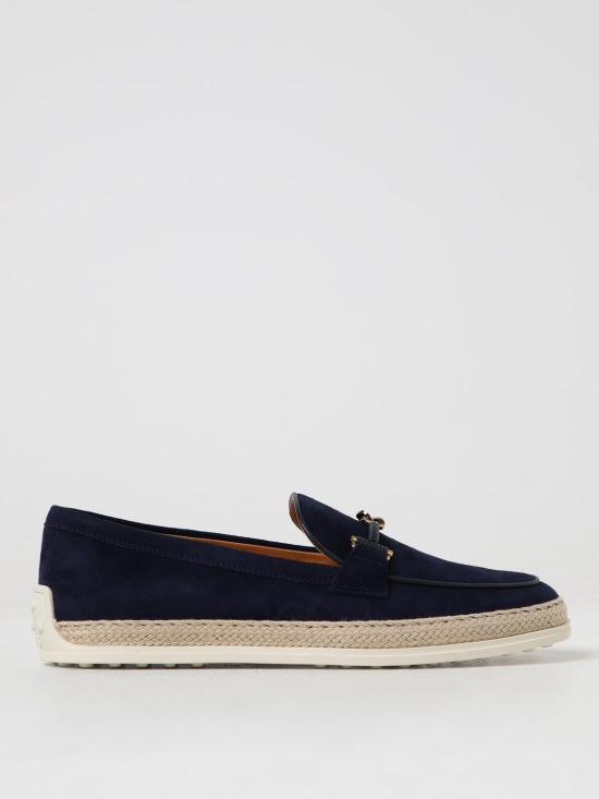 25FW 토즈 미니 버클 스트랩 스웨이드 로퍼  XXW92K0HZ00D8W U824 Blue