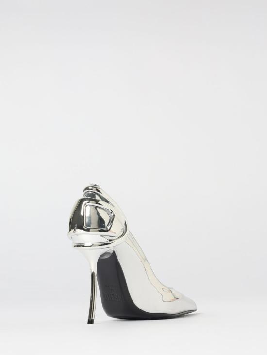 25FW 디젤 뮬/슬리퍼 Y03426P1660 T9002 Silver - DIESEL