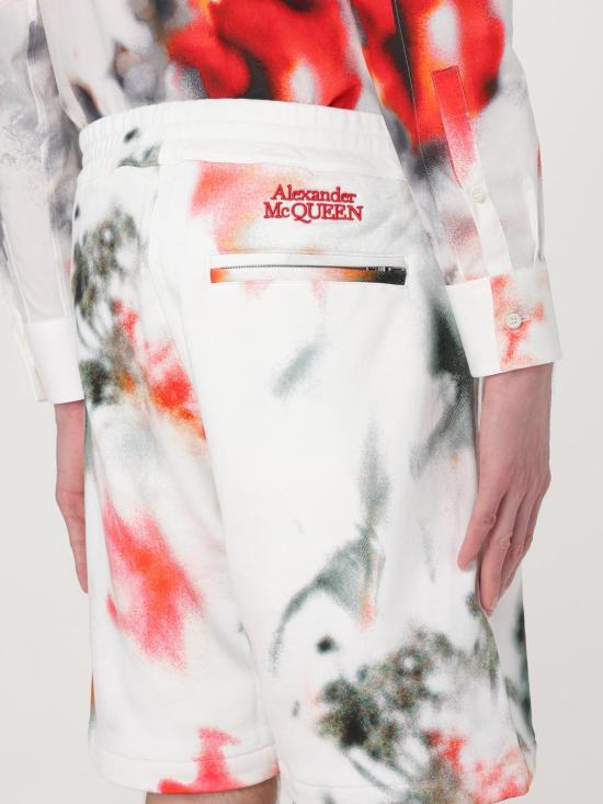 25FW 알렉산더 맥퀸 숏팬츠 776277QXAAS 9113 White - ALEXANDER MCQUEEN