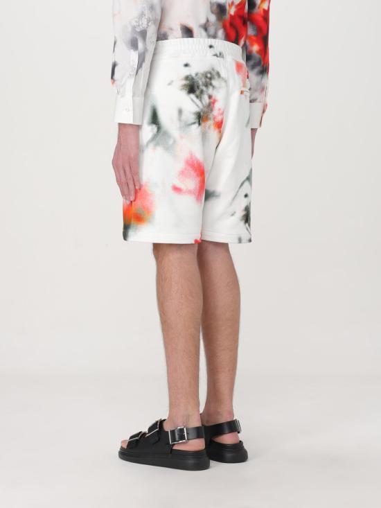 25FW 알렉산더 맥퀸 숏팬츠 776277QXAAS 9113 White - ALEXANDER MCQUEEN