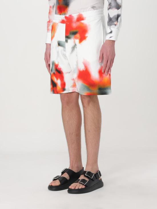 25FW 알렉산더 맥퀸 숏팬츠 776277QXAAS 9113 White - ALEXANDER MCQUEEN