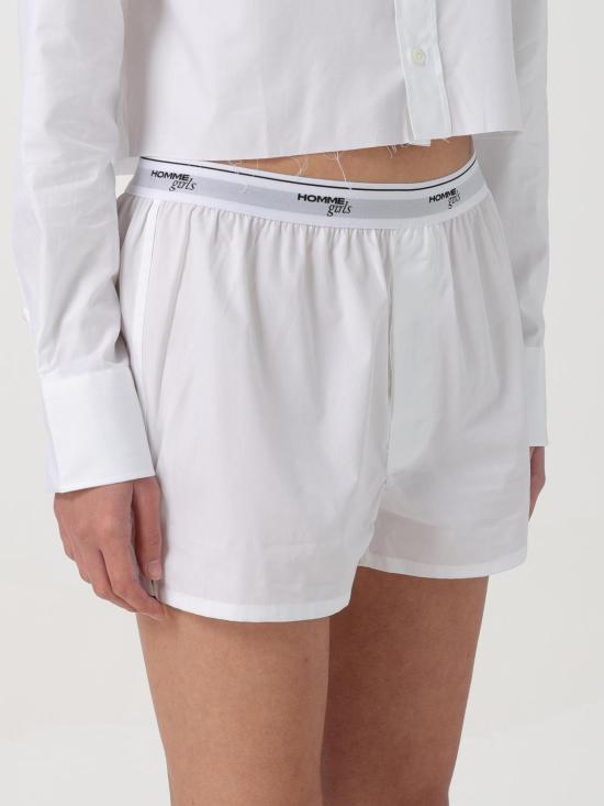  옴므 걸스 숏팬츠 HGUN001 White - HOMME GIRLS