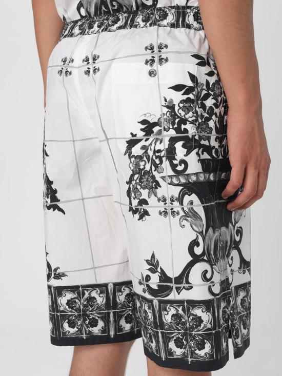25FW 돌체앤가바나 숏팬츠 GV37ATHH5EC I33TN White - DOLCE & GABBANA
