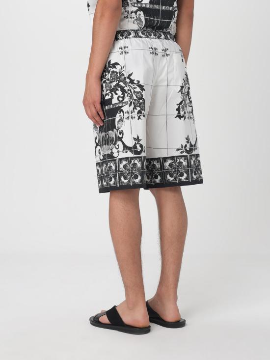 25FW 돌체앤가바나 숏팬츠 GV37ATHH5EC I33TN White - DOLCE & GABBANA