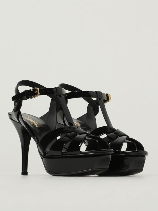 26SS 생로랑 트리뷰트 플랫폼 샌들 315490AAAOW 1000 Black - SAINT LAURENT