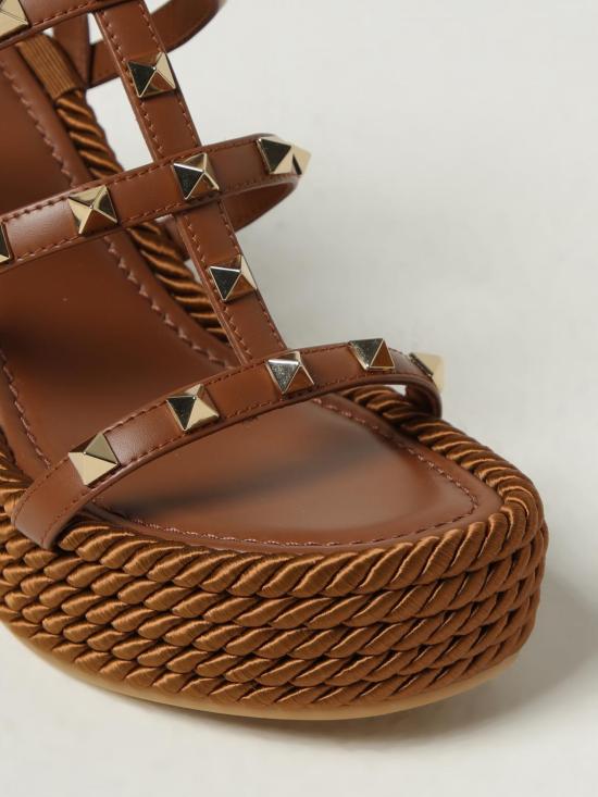 25FW 발렌티노 가라바니 힐/펌프스 7w2S0F95BAE N58 Brown - VALENTINO GARAVANI