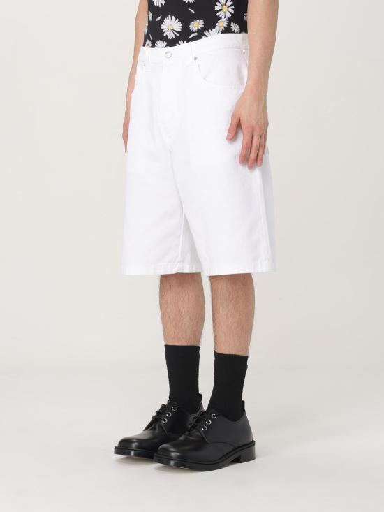 25FW 모스키노 숏팬츠 03410227 0001 White - MOSCHINO