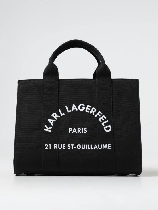 25FW 칼라거펠트 토트백 240W3892 999 Black