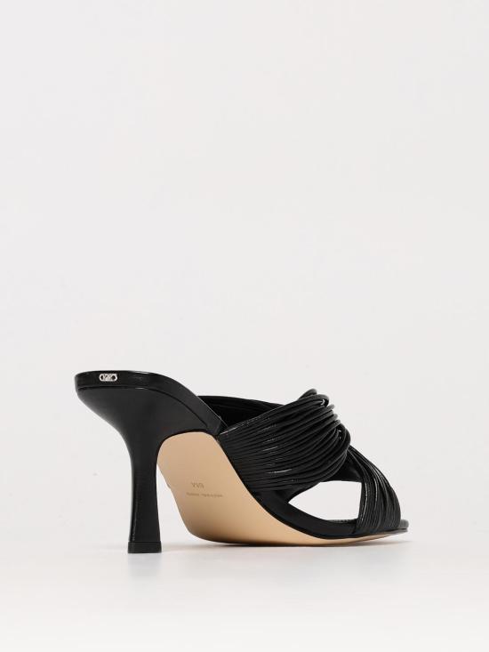 25FW 마이클 코어스 뮬/슬리퍼 40S5ASMS1L 001 Black - MICHAEL KORS