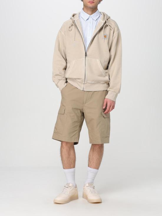 25FW 칼하트 WIP 숏팬츠 I028245 8Y02 Beige - CARHARTT WIP