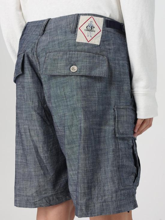 25FW 씨피 컴퍼니 숏팬츠 18CMBE149A110065W D17 Blue - C.P. COMPANY