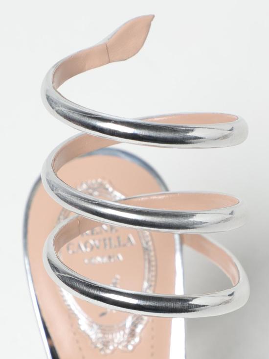 25FW 르네 카오빌라 힐/펌프스 C123511050001L001 Silver - RENE CAOVILLA