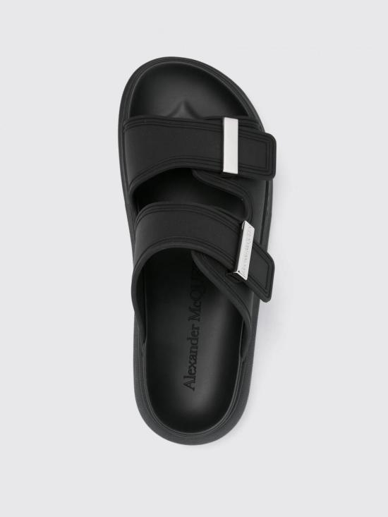 25FW 알렉산더 맥퀸 하이브리드 슬라이드 658063W4Z51 1081 Black - ALEXANDER MCQUEEN
