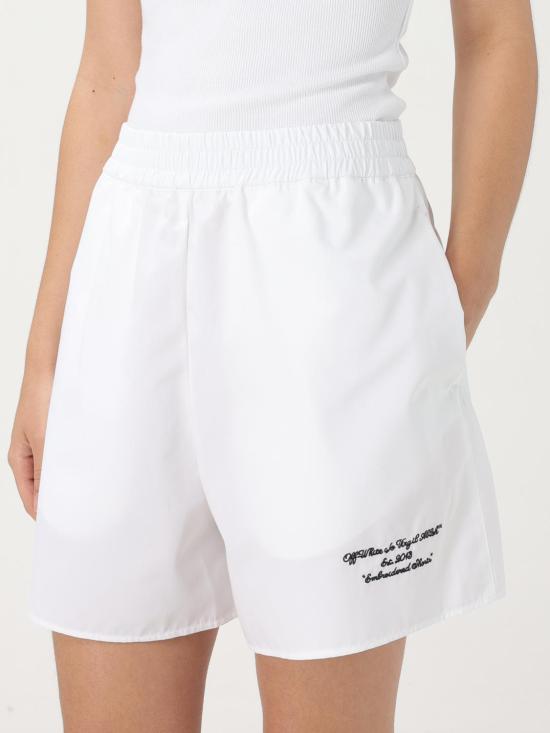 25FW 오프화이트 숏팬츠 OWCB05DS25FAB001 0110 White - OFF WHITE