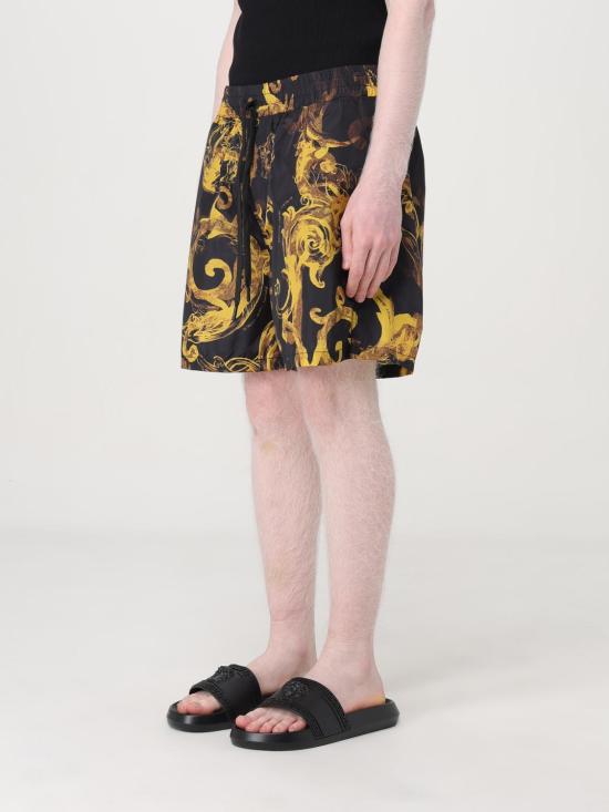 25FW 베르사체 숏팬츠 76GAD115CQS85 G89 Black - VERSACE