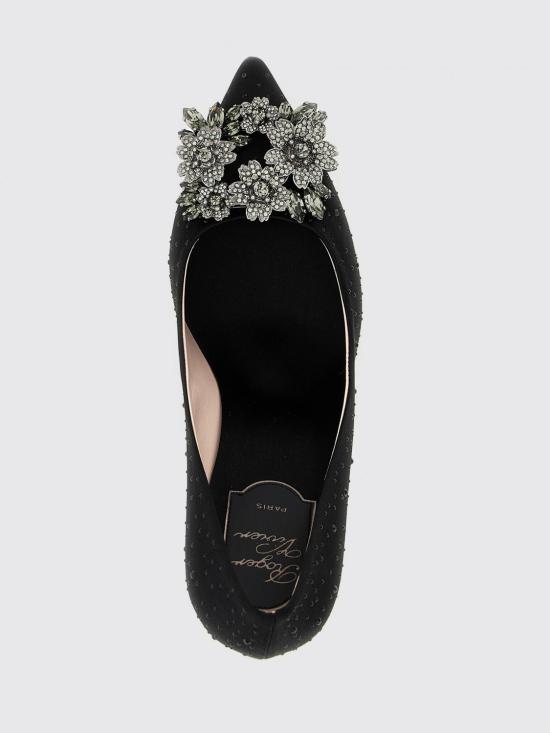 25FW 로저비비에 뮬/슬리퍼 RVW53042980RS0 B999 Black - ROGER VIVIER