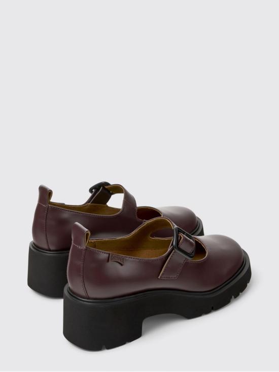 26SS 캠퍼 MILAH 밀라 레더 메리제인 K201681 007 MILAH 0 Burgundy - CAMPER