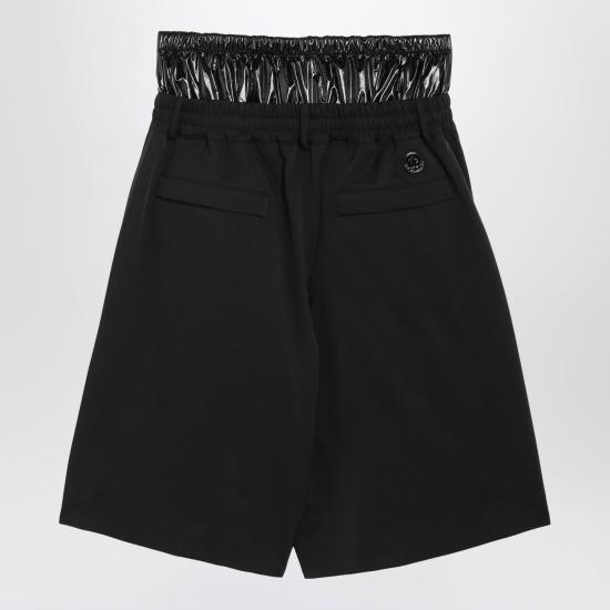 25FW 몽클레어 에이셉 라키 로고 프린트 쇼츠 2B00001M7556 Black - MONCLER