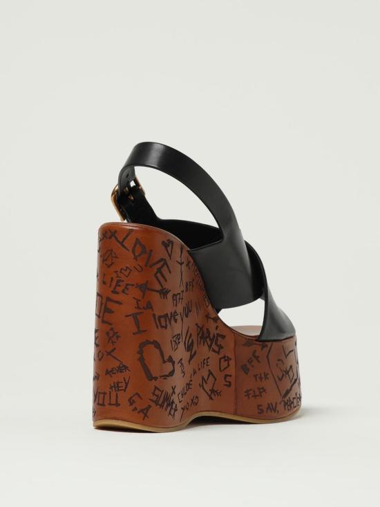 25FW 끌로에 힐/펌프스 CHC24A02YLU 001 Black - CHLOE