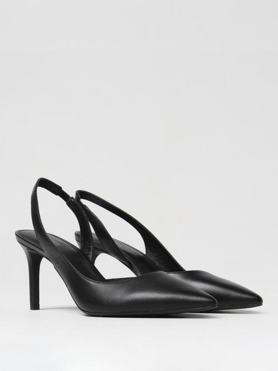 25FW 마이클 코어스 뮬/슬리퍼 40R4HNMP1L 001 Black - MICHAEL KORS