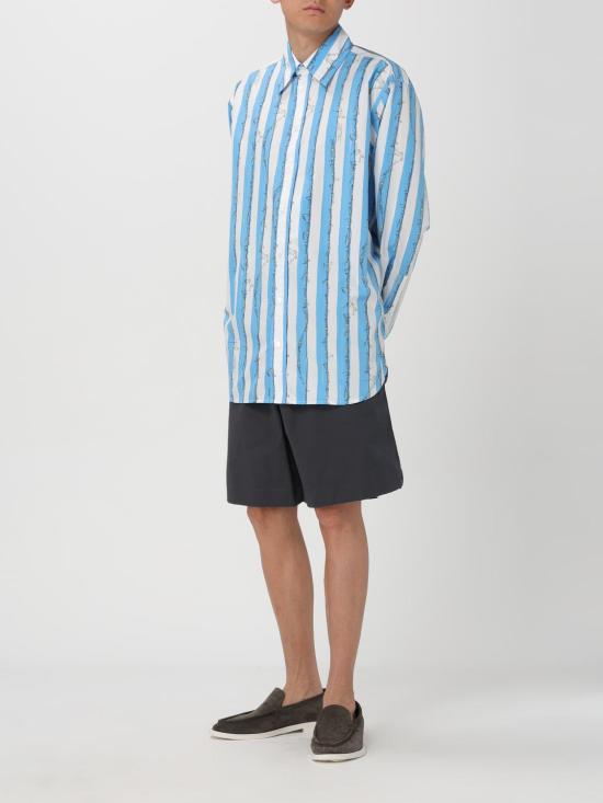 25FW 보테가베네타 숏팬츠 785715V3G20 1235 Charcoal - BOTTEGA VENETA