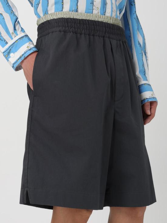 25FW 보테가베네타 숏팬츠 785715V3G20 1235 Charcoal - BOTTEGA VENETA