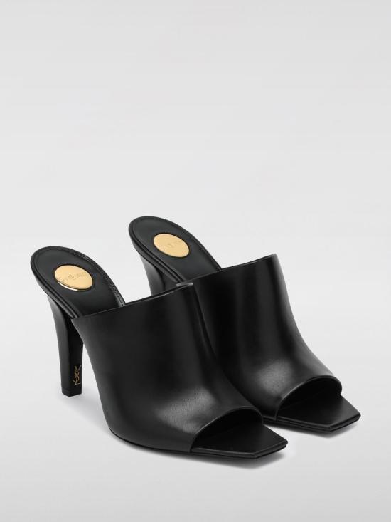 25FW 생로랑 뮬/슬리퍼 818037AADGZ 1000 Black - SAINT LAURENT