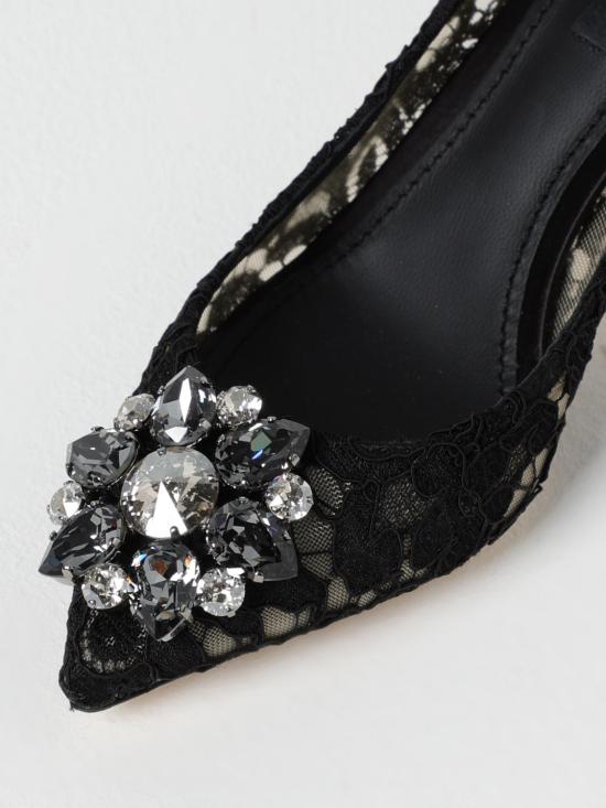 25FW 돌체앤가바나 뮬/슬리퍼 CD0066AL198 80999 Black - DOLCE & GABBANA