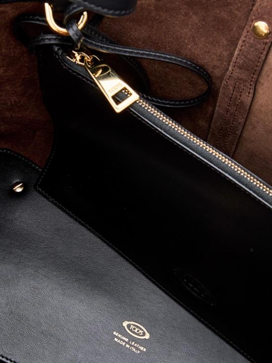 25FW 토즈 토트백 XBWDBMA0250ROR B999 Black - TODS