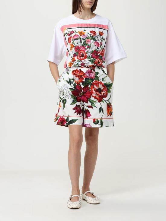 25FW 돌체앤가바나 숏팬츠 FTAM7THS5TQ HA5PB White - DOLCE & GABBANA