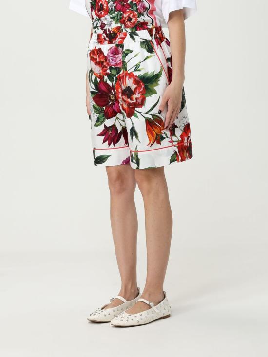 25FW 돌체앤가바나 숏팬츠 FTAM7THS5TQ HA5PB White - DOLCE & GABBANA