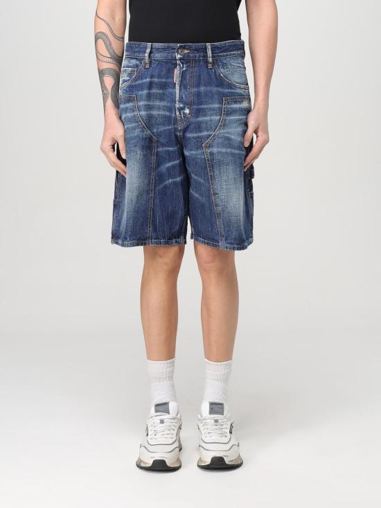 25SS 디스퀘어드2 숏팬츠 S74MU0872S30309 470 Denim