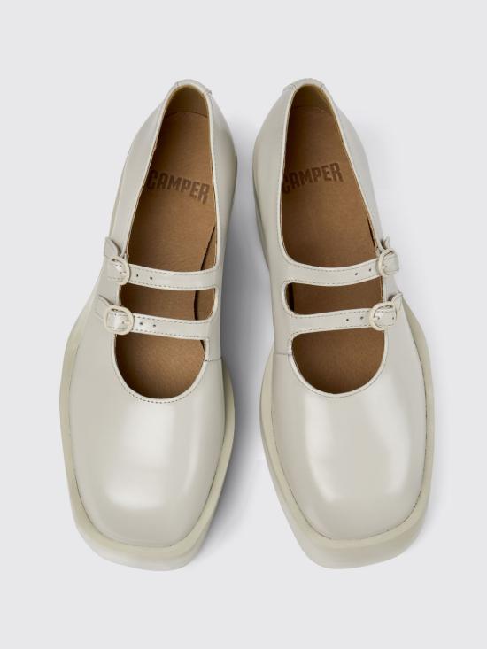 25FW 캠퍼 뮬/슬리퍼 K201805 003 BILLIE 0 Beige - CAMPER