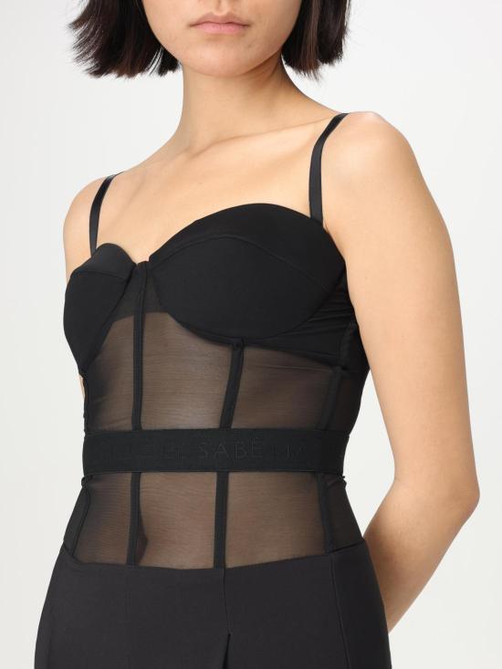 25FW 엘리자베타프랜치 점프수트 TU030 110 Black - ELISABETTA FRANCHI