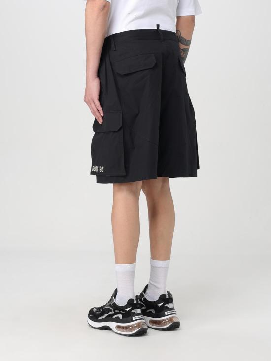 25SS 디스퀘어드2 숏팬츠 S74MU0876S53578 900 Black - DSQUARED2