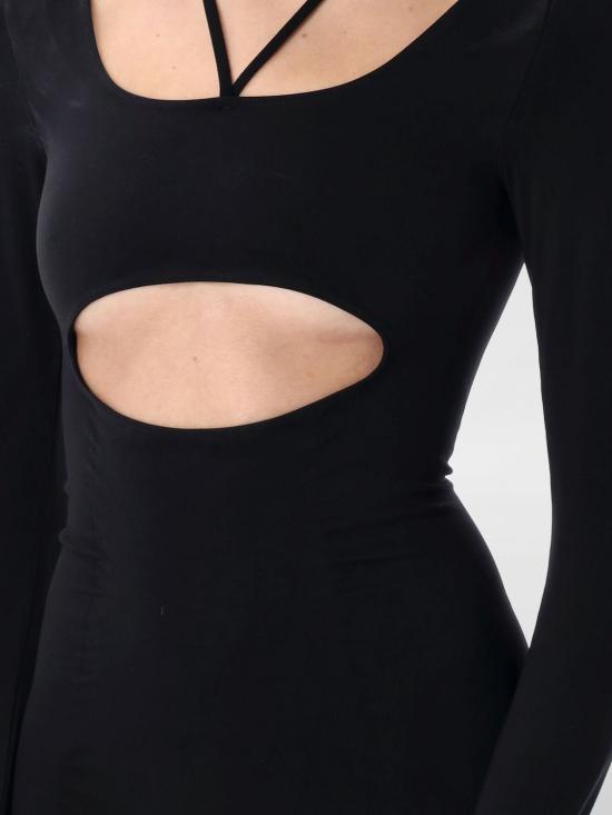 25SS 안드레아 아다모 점프수트 PS25525300 004 Black - ANDREA ADAMO