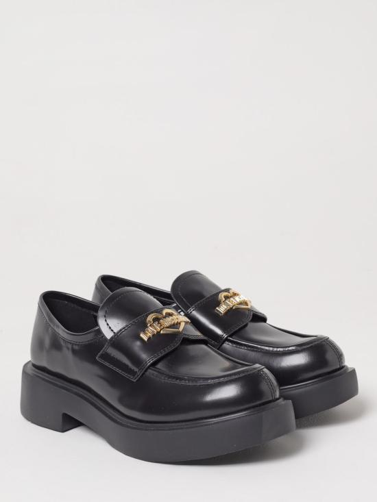 25FW 모스키노 뮬/슬리퍼 JA10404G1MJD0 000 Black - MOSCHINO