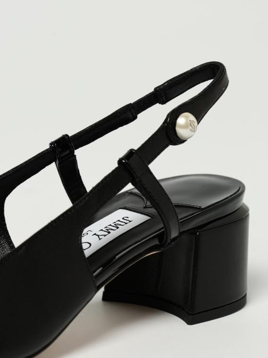 25FW 지미추 뮬/슬리퍼 ELISASB45PTZ BLACK Black - JIMMY CHOO