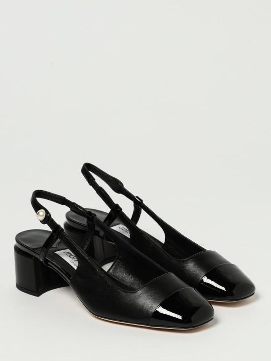 25FW 지미추 뮬/슬리퍼 ELISASB45PTZ BLACK Black - JIMMY CHOO