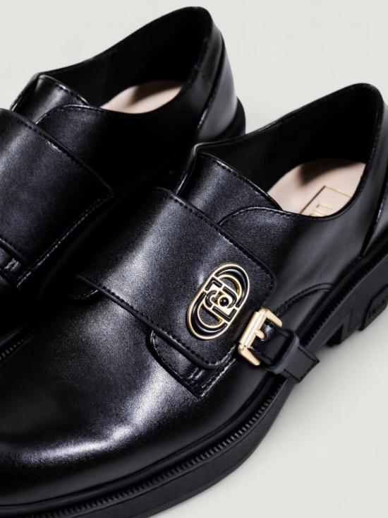 25FW 리우조 뮬/슬리퍼 SF5025P0102 22222 Black - LIU JO