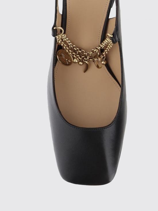 25FW 끌로에 뮬/슬리퍼 CH25A11VRI 001 Black - CHLOE