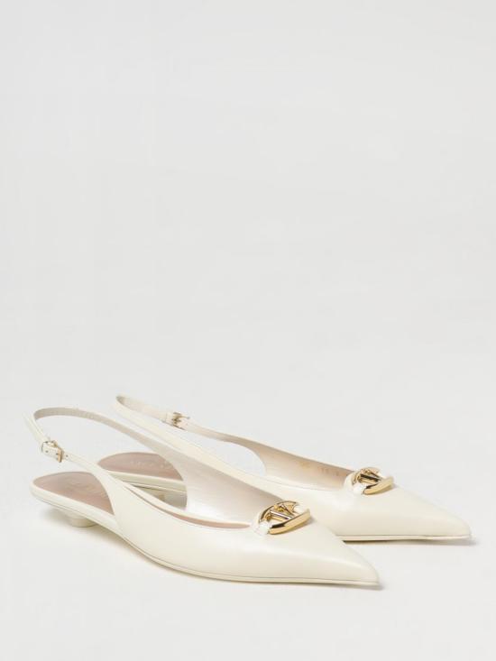 25FW 발렌티노 가라바니 플랫 슈즈 5W2S0IY1EEY 098 White - VALENTINO GARAVANI