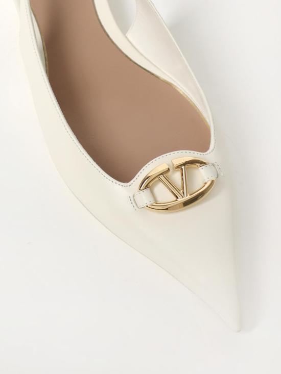 25FW 발렌티노 가라바니 플랫 슈즈 5W2S0IY1EEY 098 White - VALENTINO GARAVANI