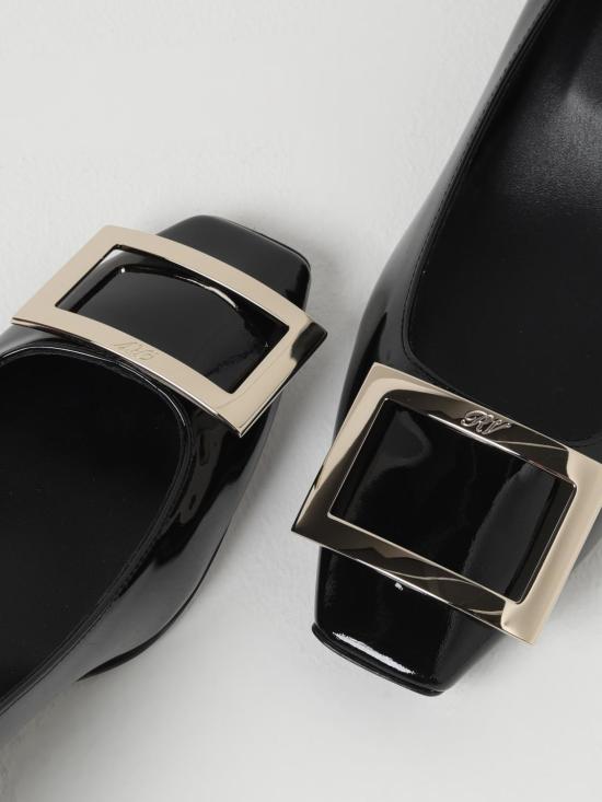 26SS 로저비비에 트럼펫 메탈 버클 펌프스 RVW44815280D1P B999 Black - ROGER VIVIER