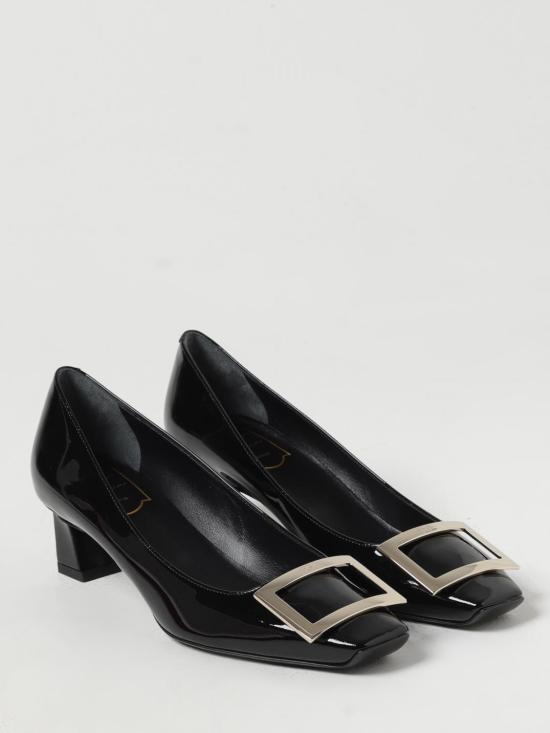 26SS 로저비비에 트럼펫 메탈 버클 펌프스 RVW44815280D1P B999 Black - ROGER VIVIER