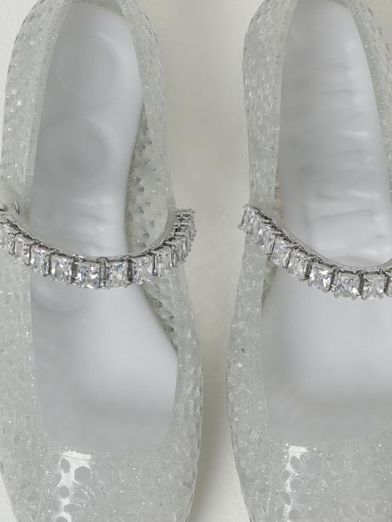 25FW 지미추 THEJELLYNTX CLEAR SILVER MIX CRYSTAL Silver - JIMMY CHOO